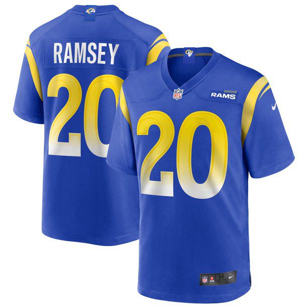 Men Los Angeles Rams 20 Jalen Ramsey Nike Blue Player Game NFL Jersey